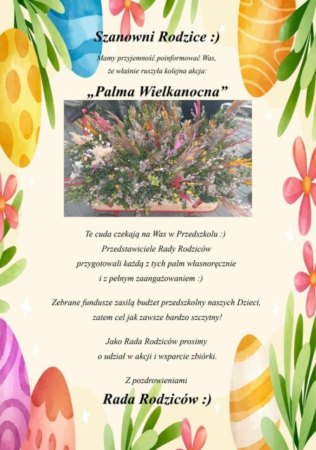 AKCJA ''PALMA WIELKANOCNA''