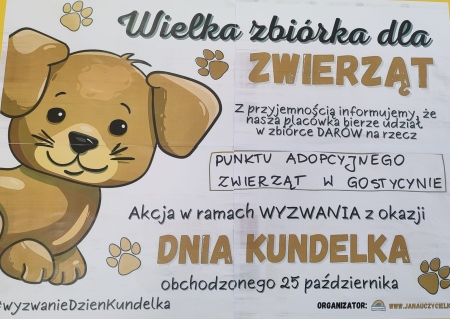 ZBIÓRKA DLA ZWIERZĄT